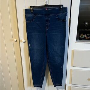 SPANX Women's Dark Blue Skinny Jeans